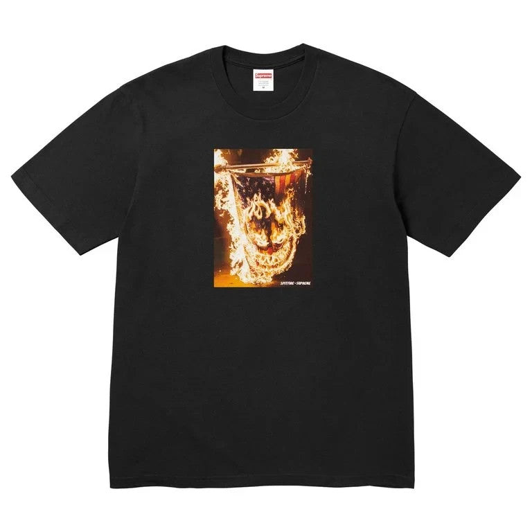 SupSupreme x Spitfire Flag Tee Black
