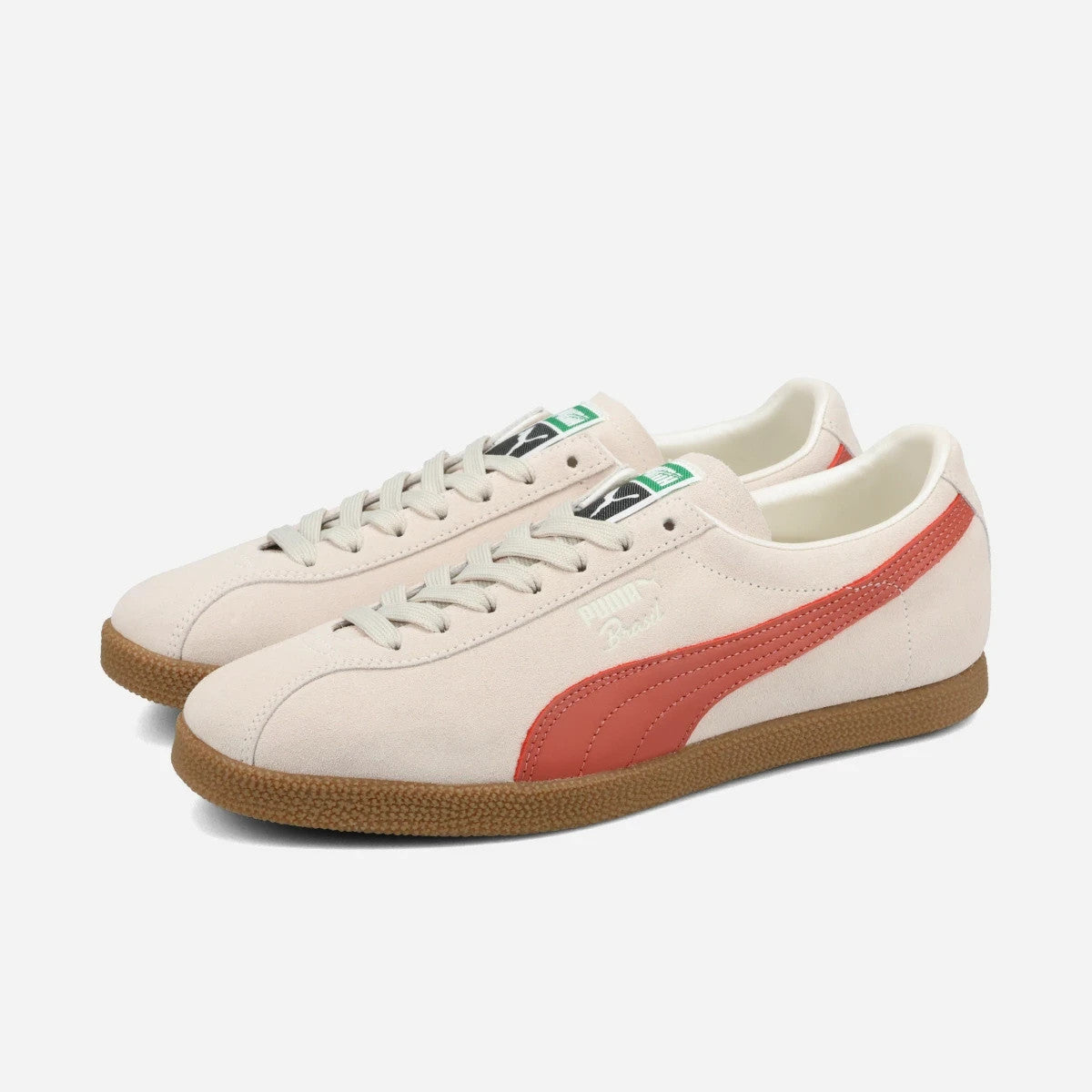 401048-11 Puma Brasil "Frosted Ivory/Exotic Red"