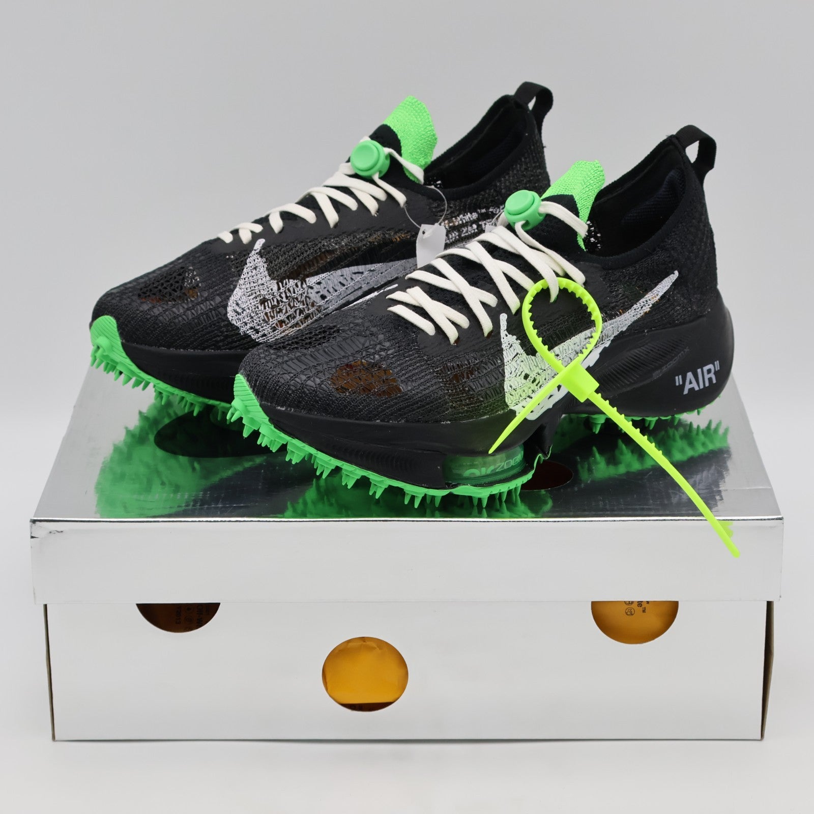 CV0697-001 Off-White Nike Air Zoom Tempo Next% Flyknit Black (Men's)