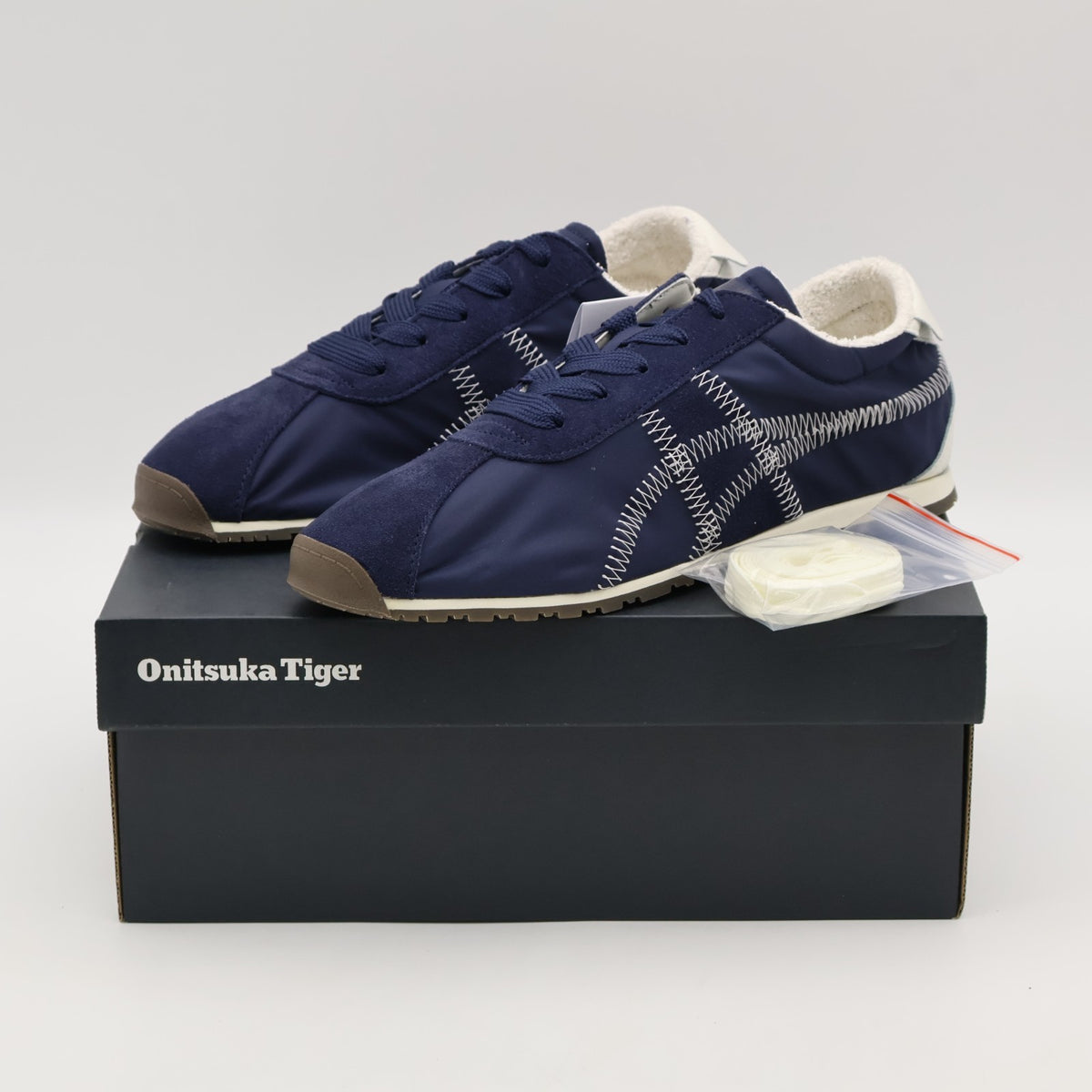 1183C317-401 Onitsuka Tiger Tiger Corsair A55 Midnight Cream (Men's)