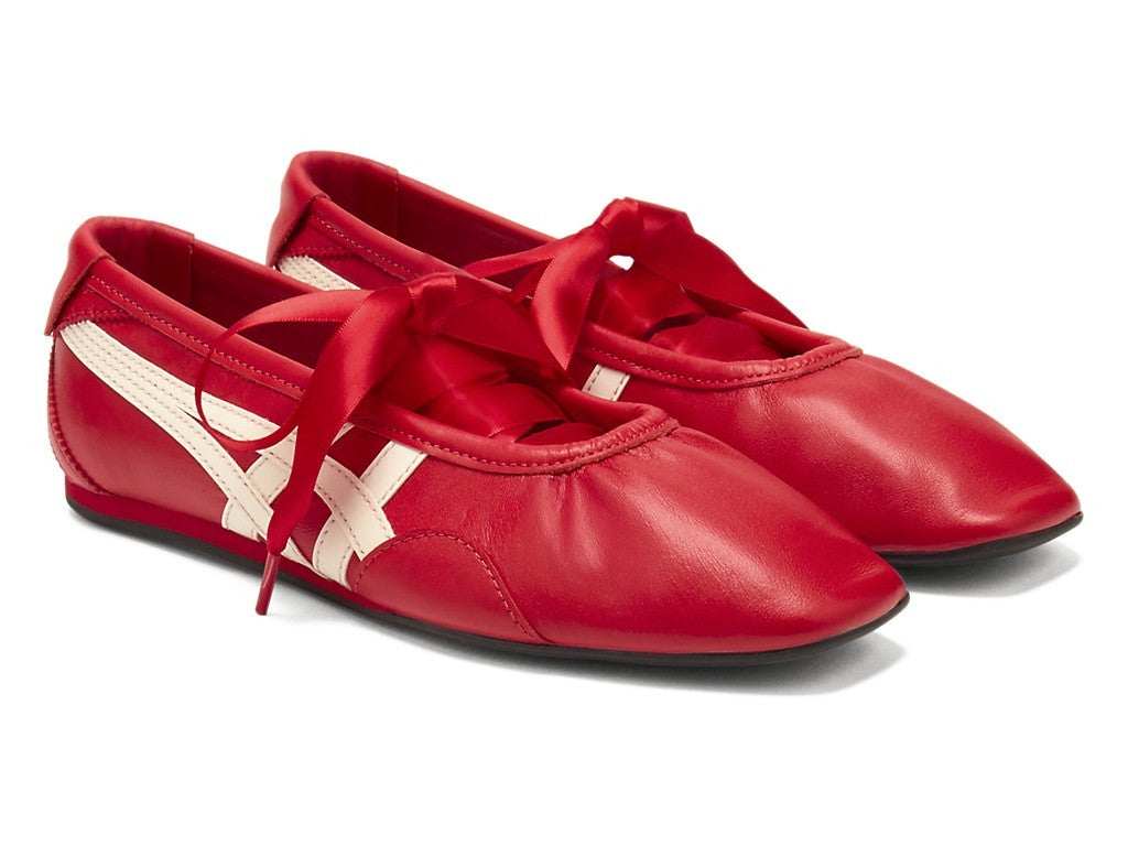 1182A704-600 Onitsuka Tiger Women's Gymnarina Classic Red/Cream (Women's)