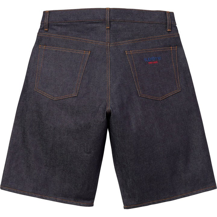 Supreme Rigid Baggy Selvedge Denim Short Rigid Indigo