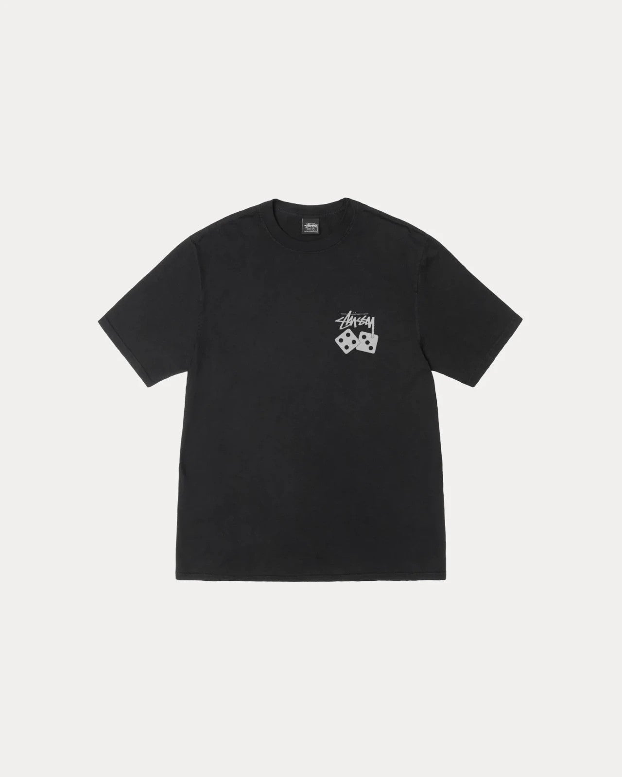 Stussy Dice Tee Pigment Dyed Black 1905077