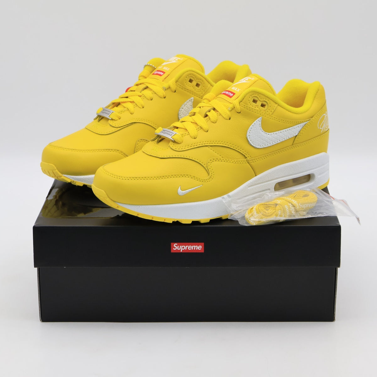 HF8813-700 Supreme Nike Air Max 1 '87 SP Yellow SS25 Week4 (Men's)