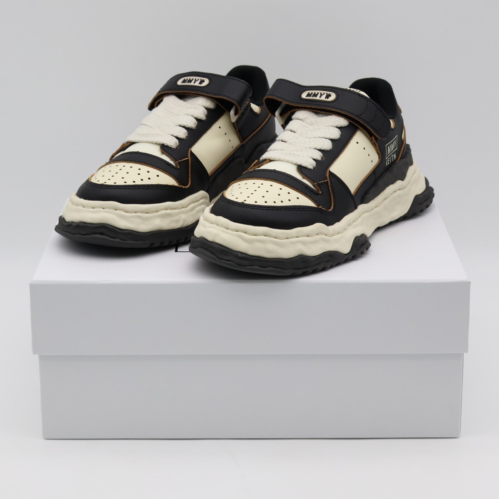 A13FW702-black/white Maison MIHARA YASUHIRO KEITH original sole leather (Men's)