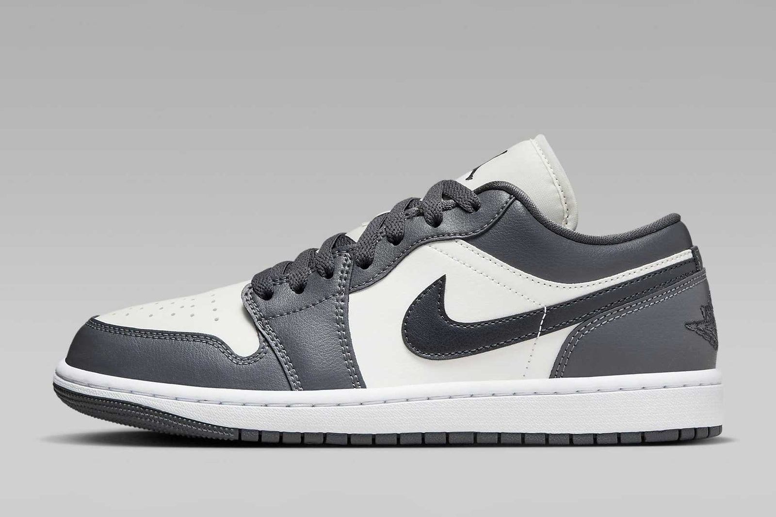 DC0774-102 Nike Air Jordan 1 Low Dark Grey (Women's)