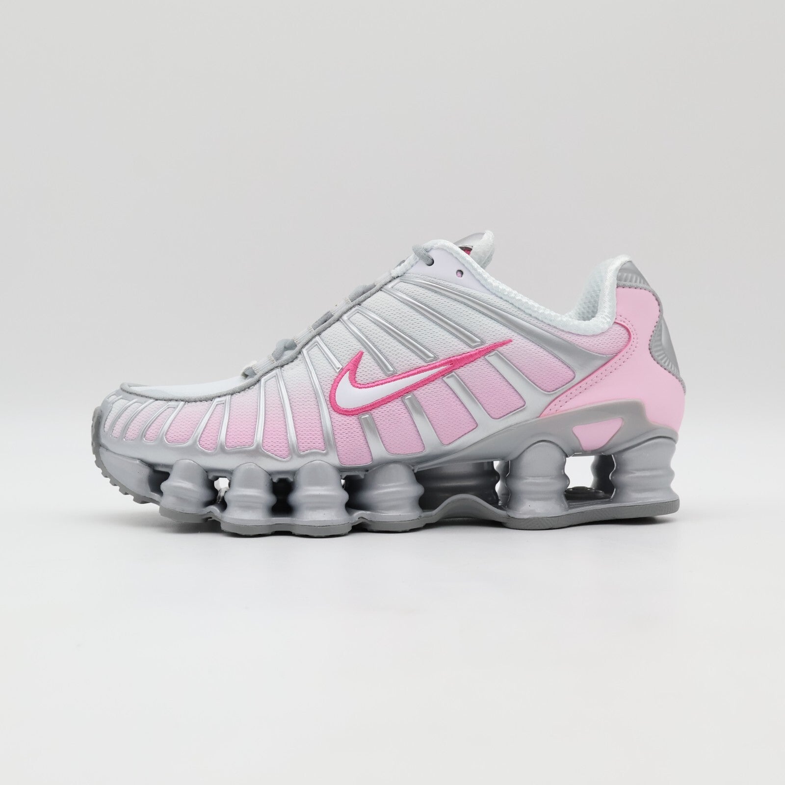 HV2520-001 Nike Shox TL Metallic Platinum Pinksicle (Women's )