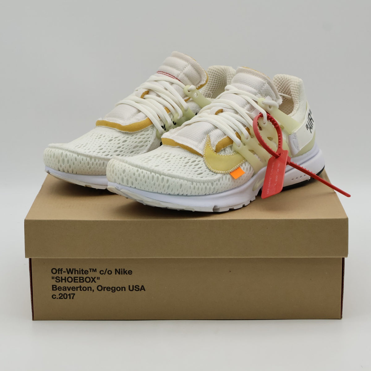 AA3830-100 Off-White Nike Air Presto White Black Cone (Men's)