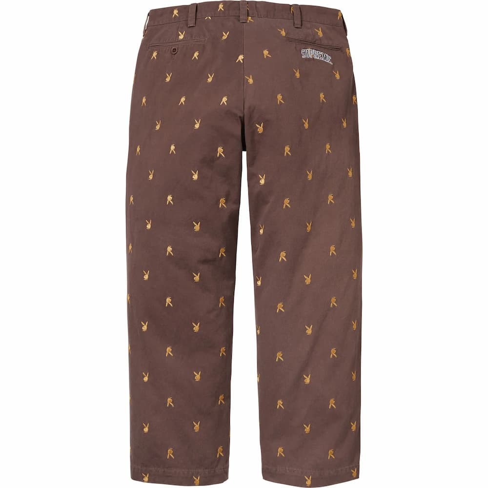 Supreme Chino Pant Brown Playboy