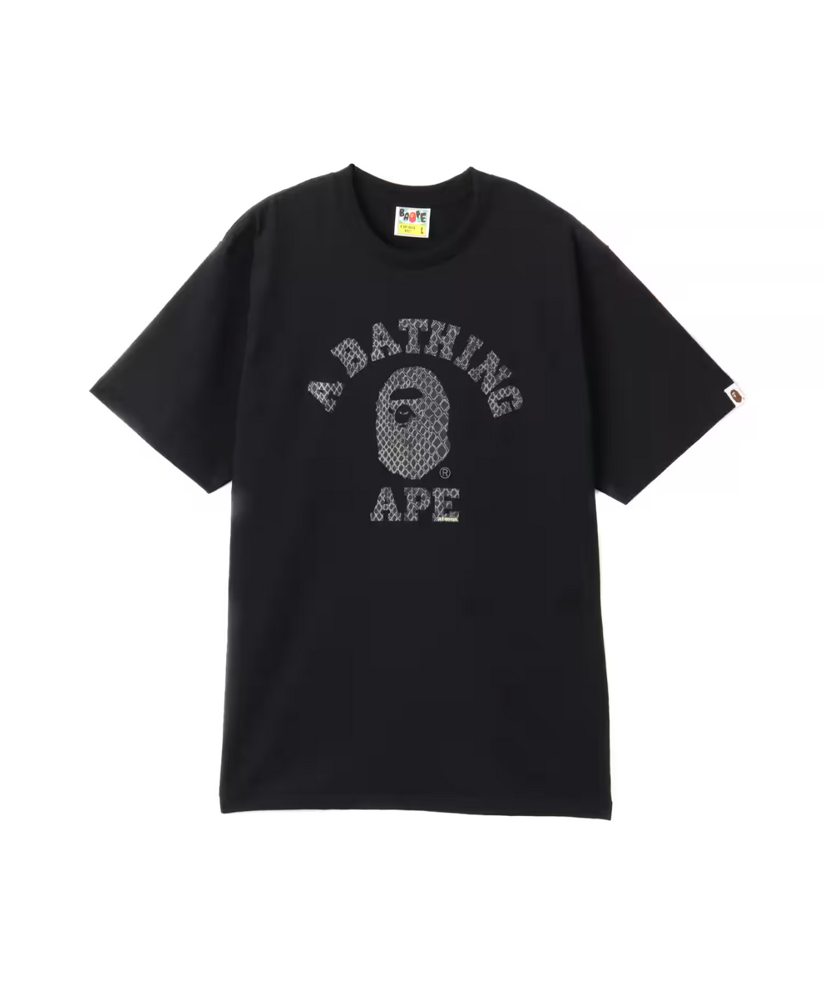 A BATHING APE atmos Bape A Bathing Ape G-Snk College Tee Black