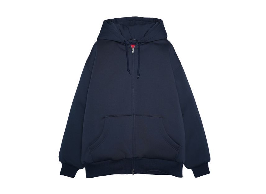 Supreme The North Face Down Filled Zip Up Hooded Sweatshirt Navy NY52400I