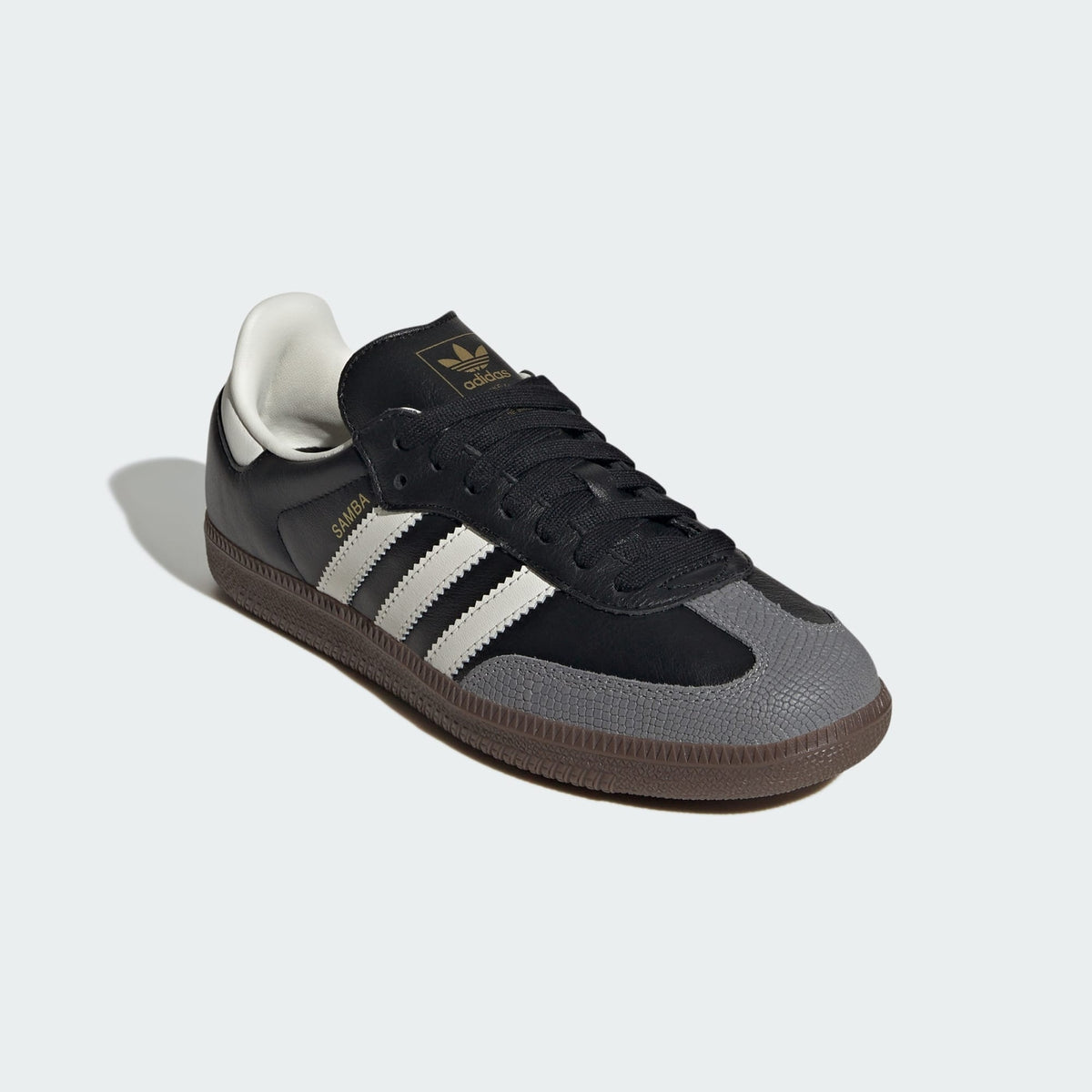 JR8165 adidas Originals Samba OG Core Black Off White Gold Metallic (Women's)