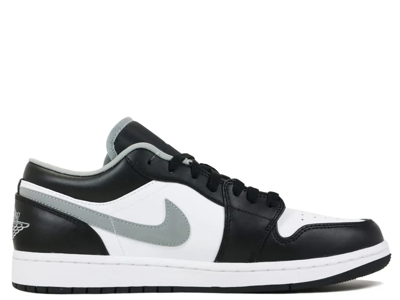 553558-040 Nike Air Jordan 1 Low Grey Black (Men's)