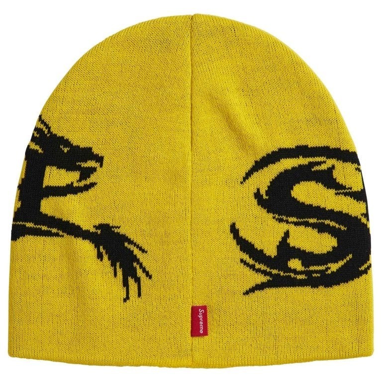 Supreme Dragon Beanie Yellow