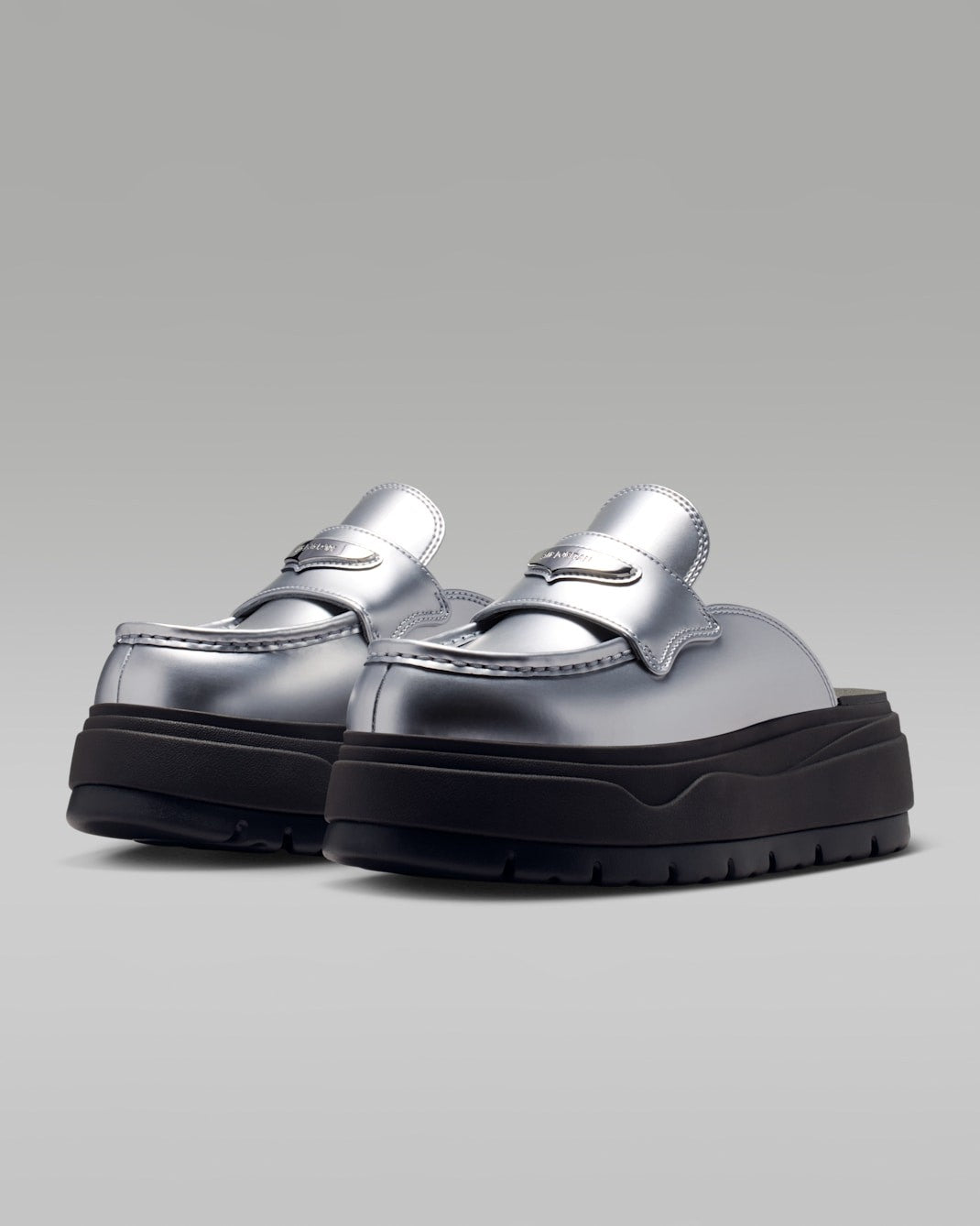 IV5071-001 Nike Air Jordan Mule SE Metallic Silver (Women's)