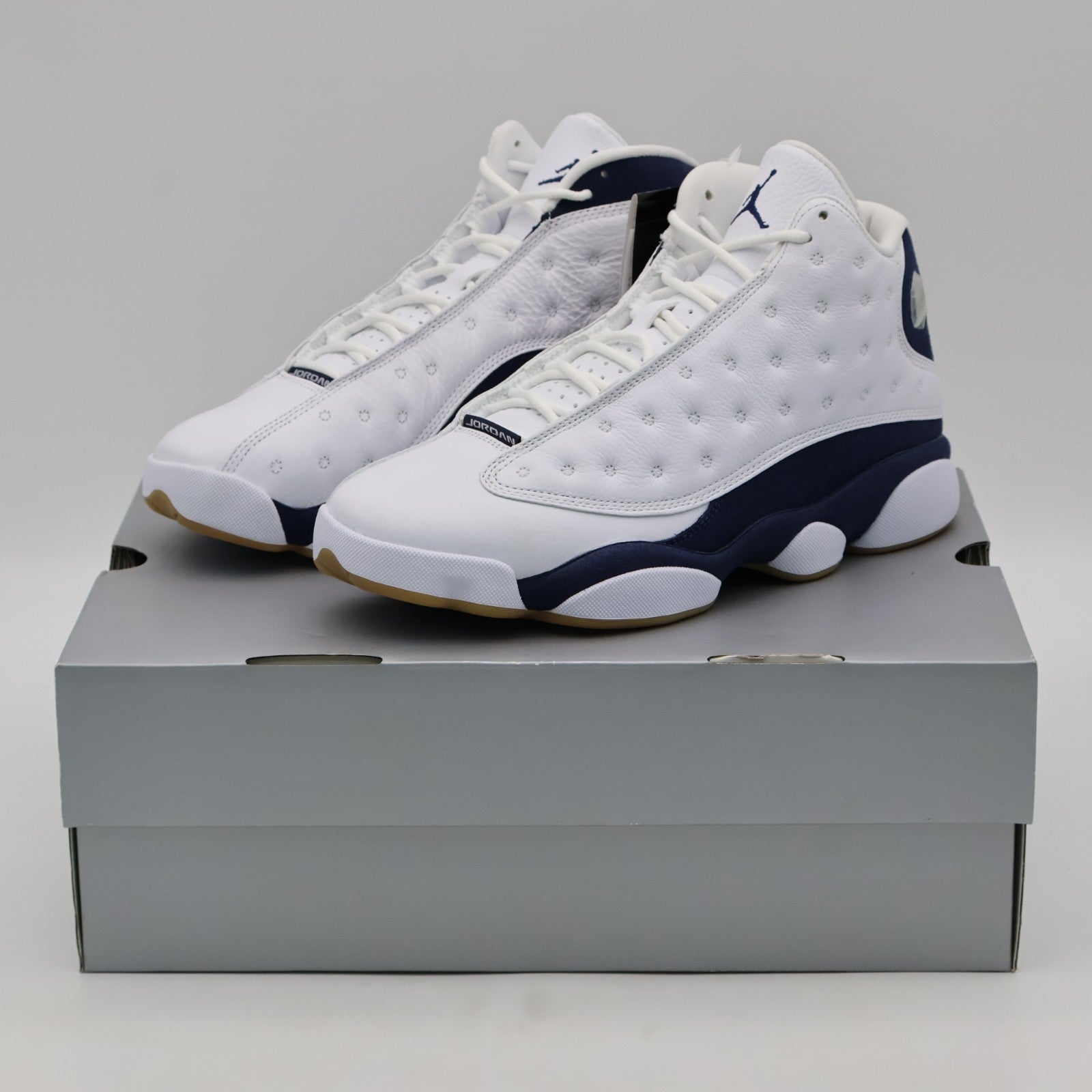 414571-140 Nike Air Jordan 13 Retro White and Midnight Navy (Men's)