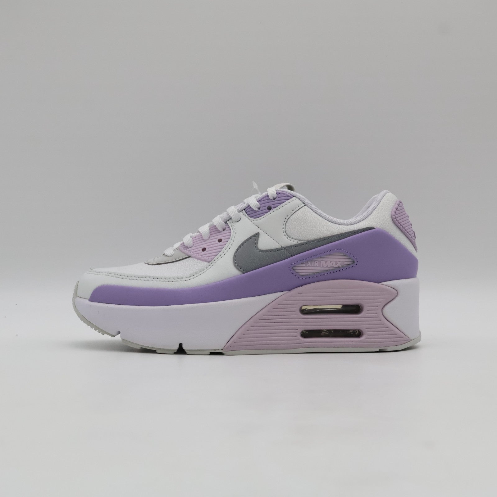 FD4328-113 Nike Air Max 90 LV8 White Hydrangeas Summit White Wolf Grey (Women's)