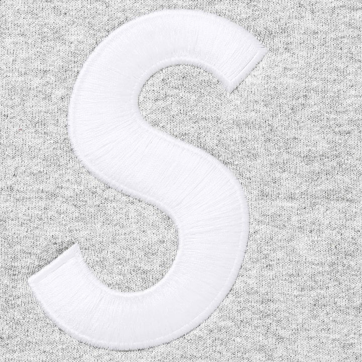 Supreme S Logo Zip Up Hooded Sweatshirt (25FW) Heather Grey