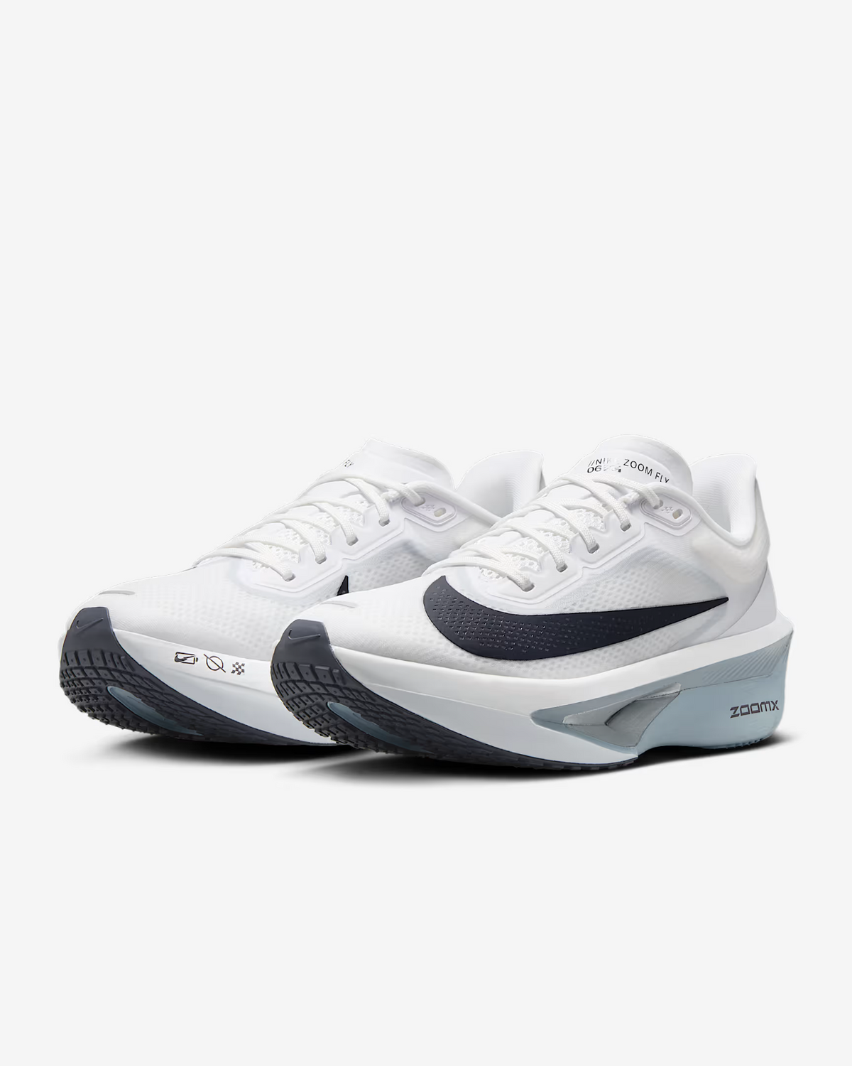 FN8455-104 Nike Zoom Fly 6 White Pure Platinum Obsidian Mist Gridiron (Women's)
