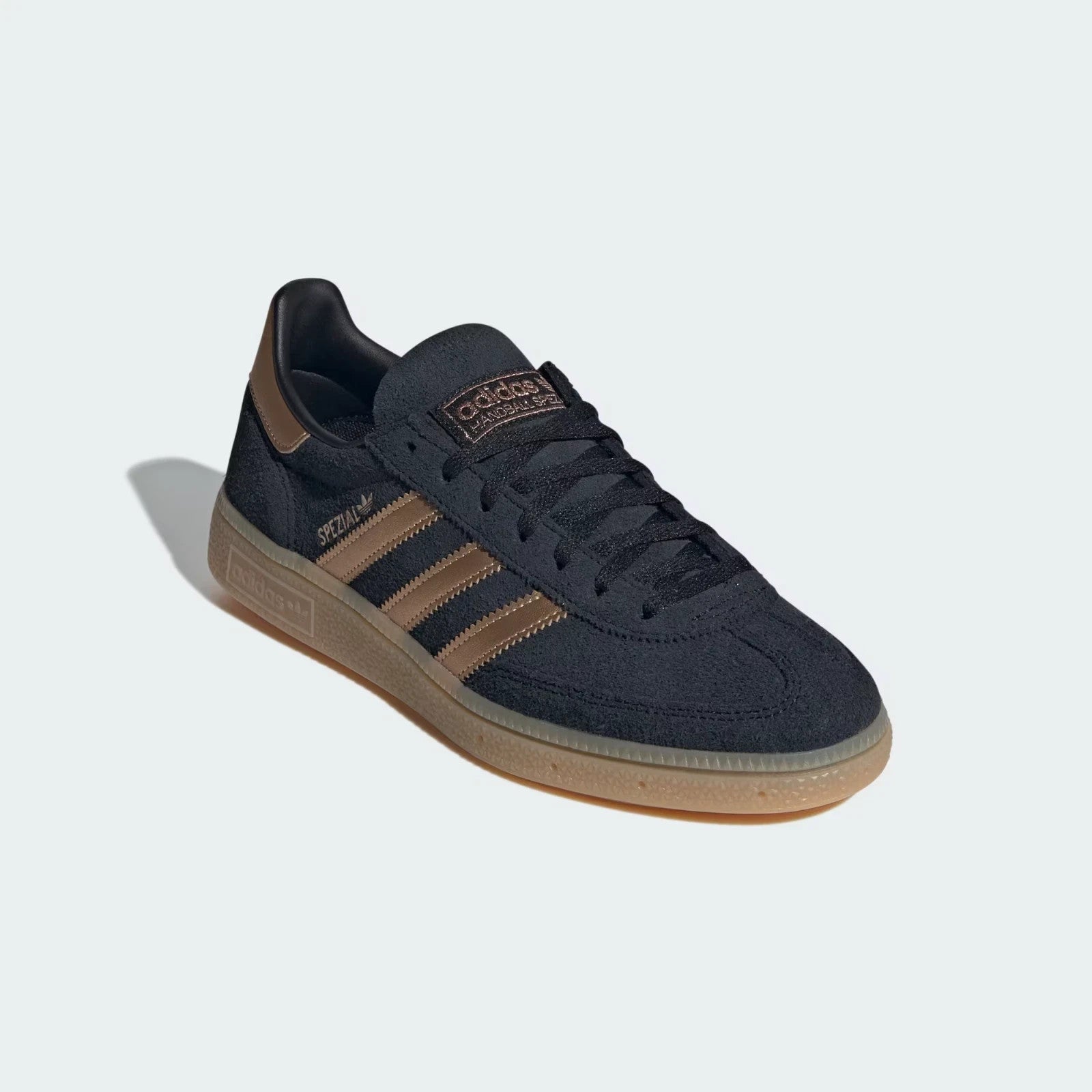 KI3298 adidas Originals Handball Spezial Core Black Copper Metallic Gum (Women's
