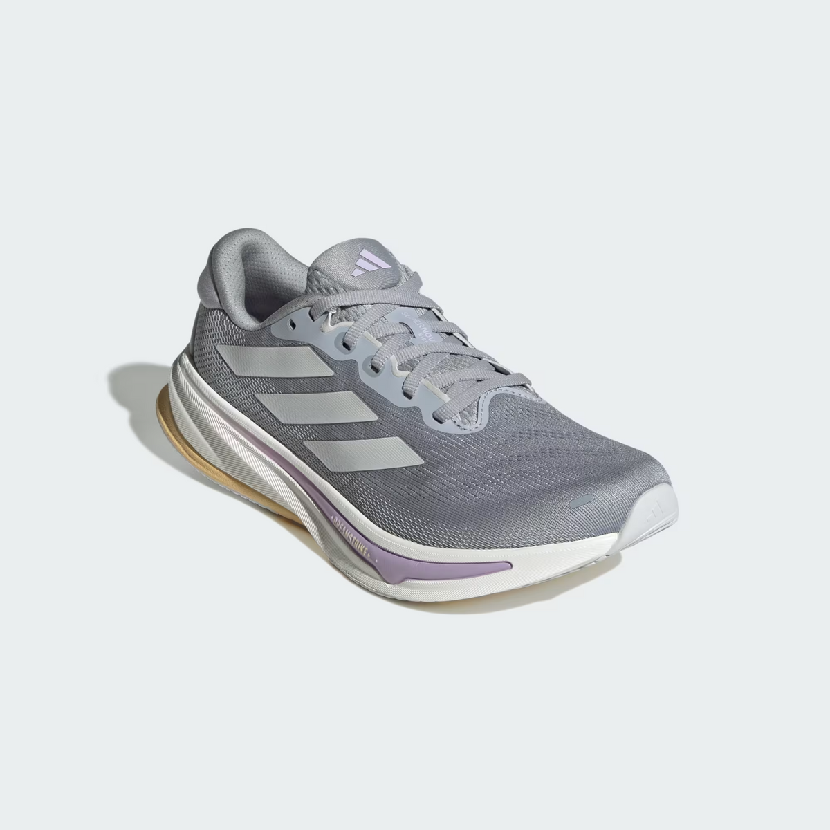 JQ7689 adidas Supernova Rise 2 Halo Silver Dash Grey Powder Plum (Women's)