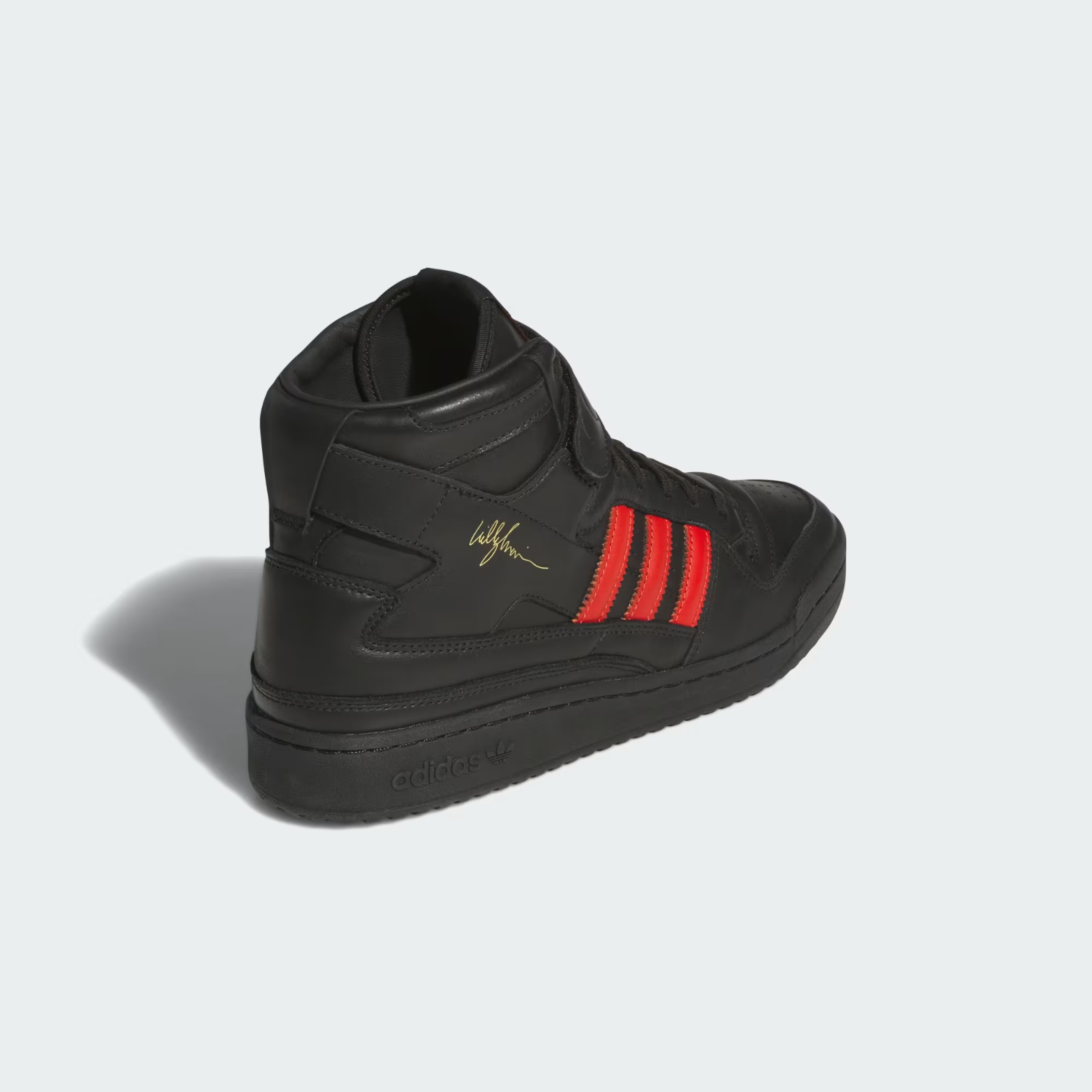 KK3695 Willy Chavarria à adidas Originals Forum 84 Hi Black Red (Men's)