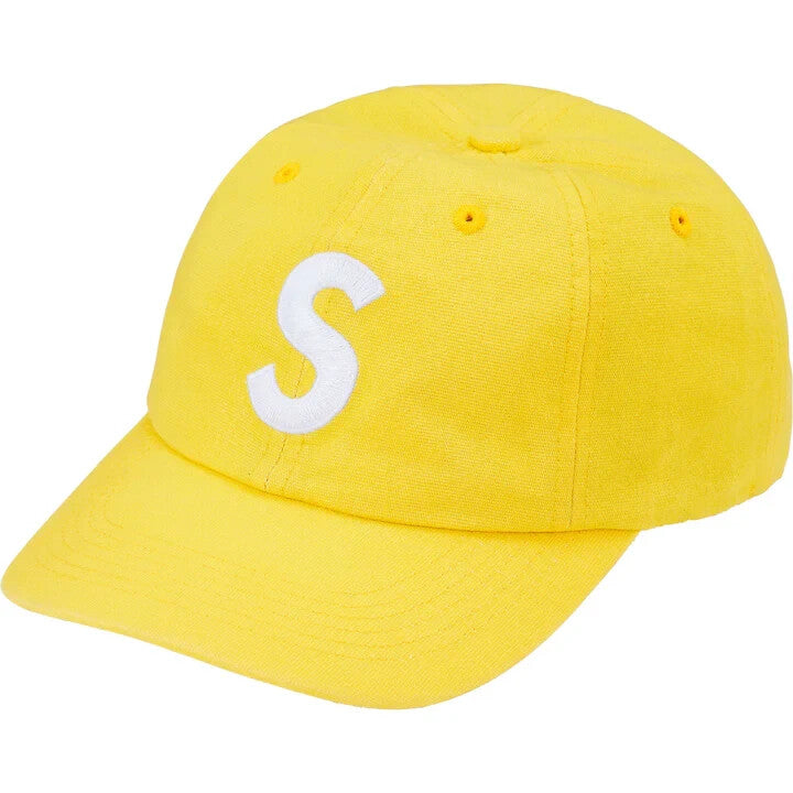 Supreme Cordura Denim S Logo 6-Panel Yellow