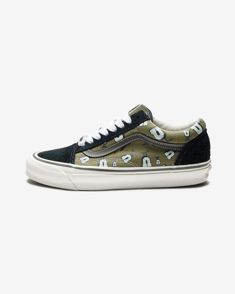 UNDFTD-VANS-OLDSKOOL-GRASSHOPPER UNDEFEATED Vault by Vans OG Old Skool LX (Men's
