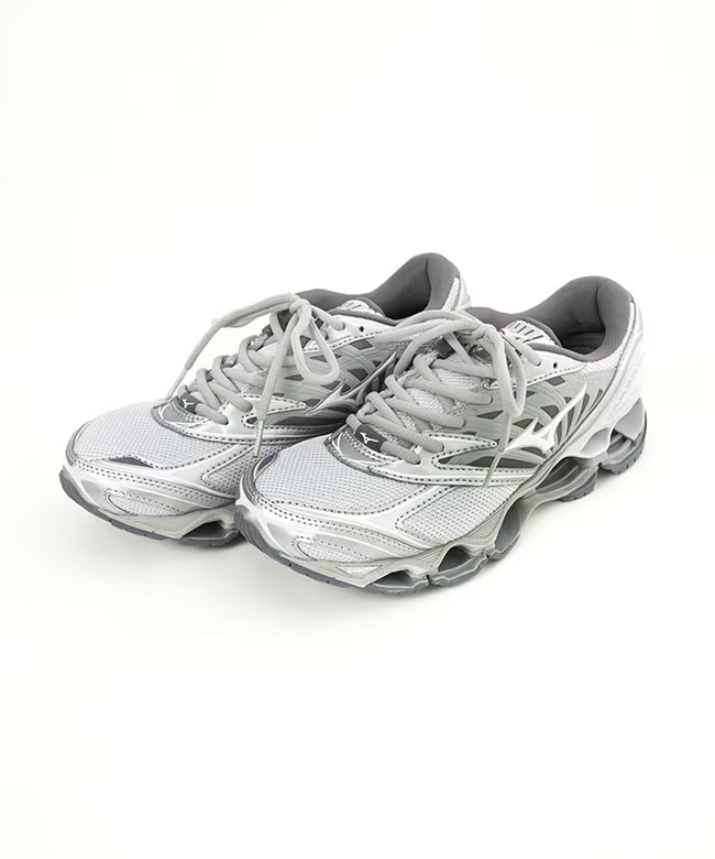 D1GA333714 Mizuno Wave Prophecy LS "Light Gray/Silver/White" (Men's)