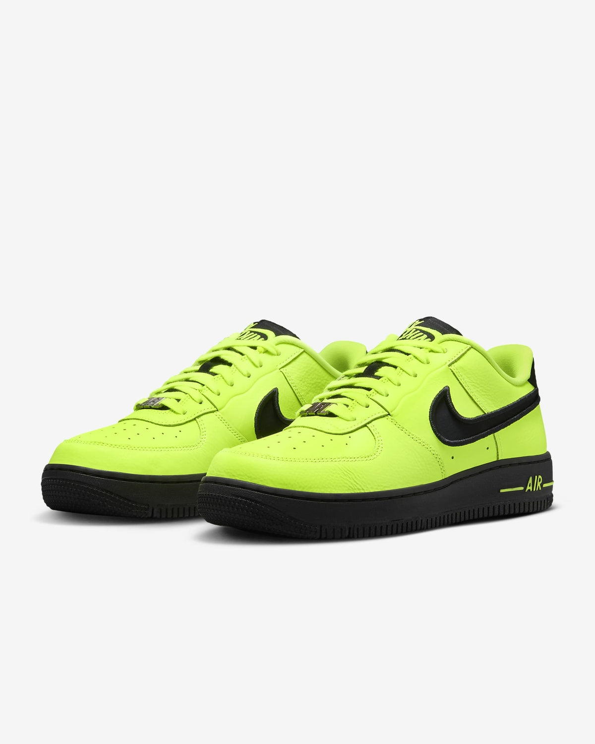 FJ7409-700 Nike Air Force 1 Low Dance Volt and Black (Women's)