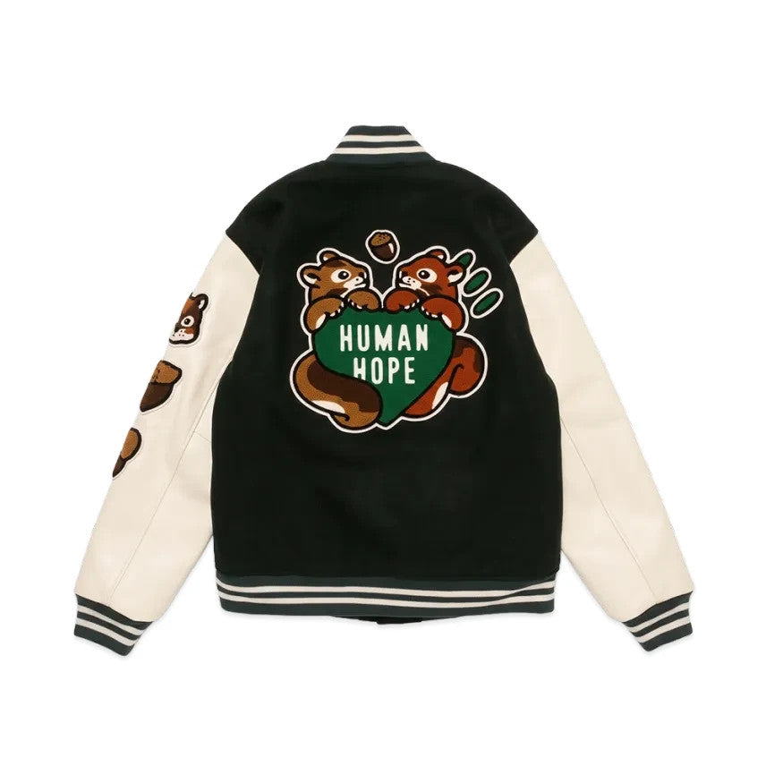 HUMAN MADE j-hope of BTS HUMAN HOPE Varsity Jacket Tokyo Green