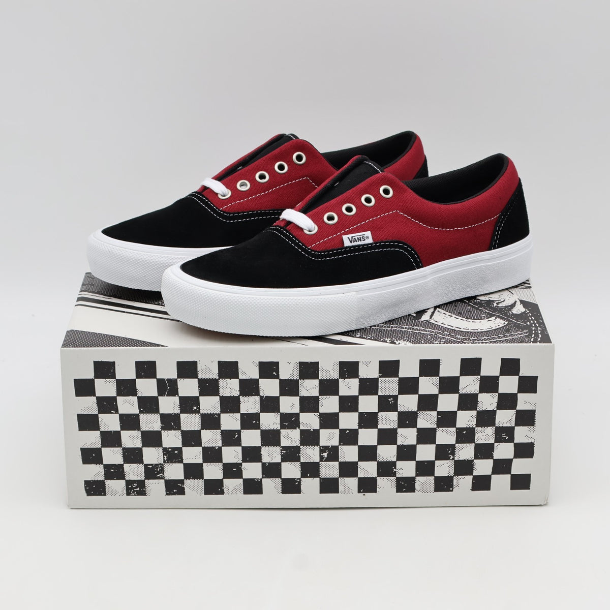 VN000ECRBDK Vans Skate Era "Black/Dark Red" (Men's)