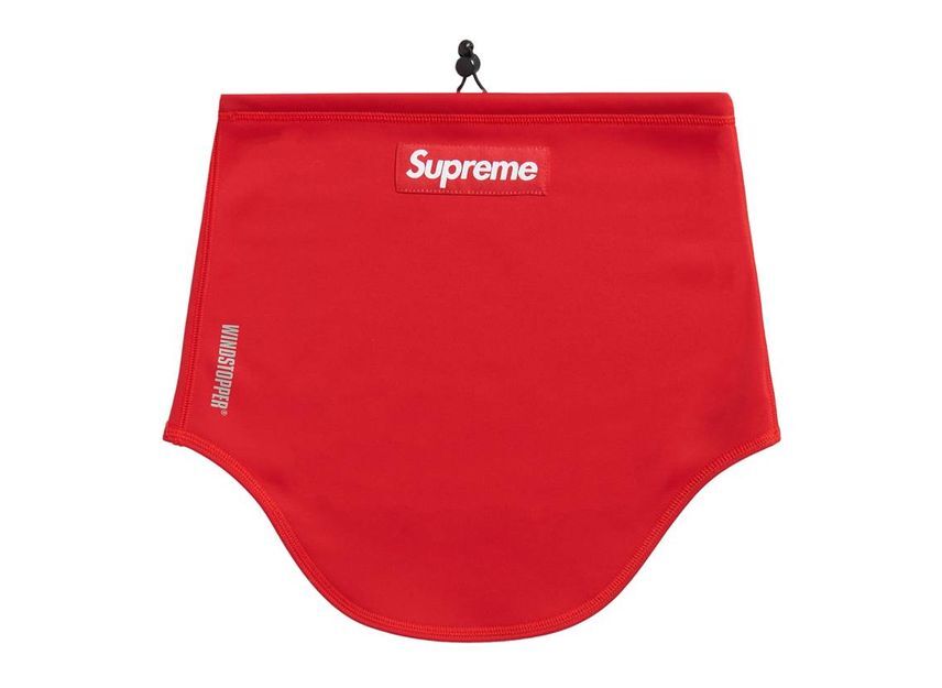 Supreme WINDSTOPPER Neck Gaiter Red