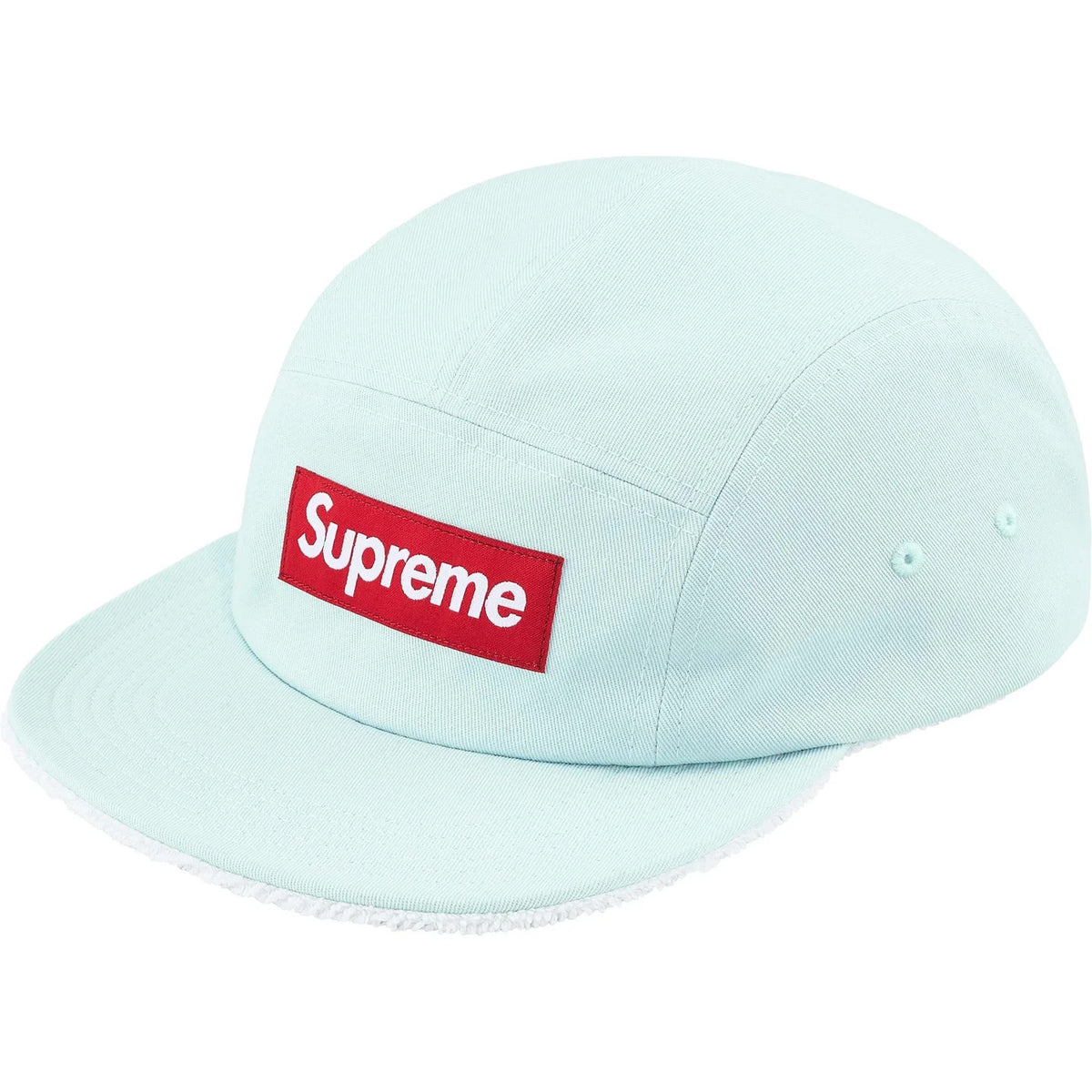 Supreme Reversible Terry Camp Cap Light Blue