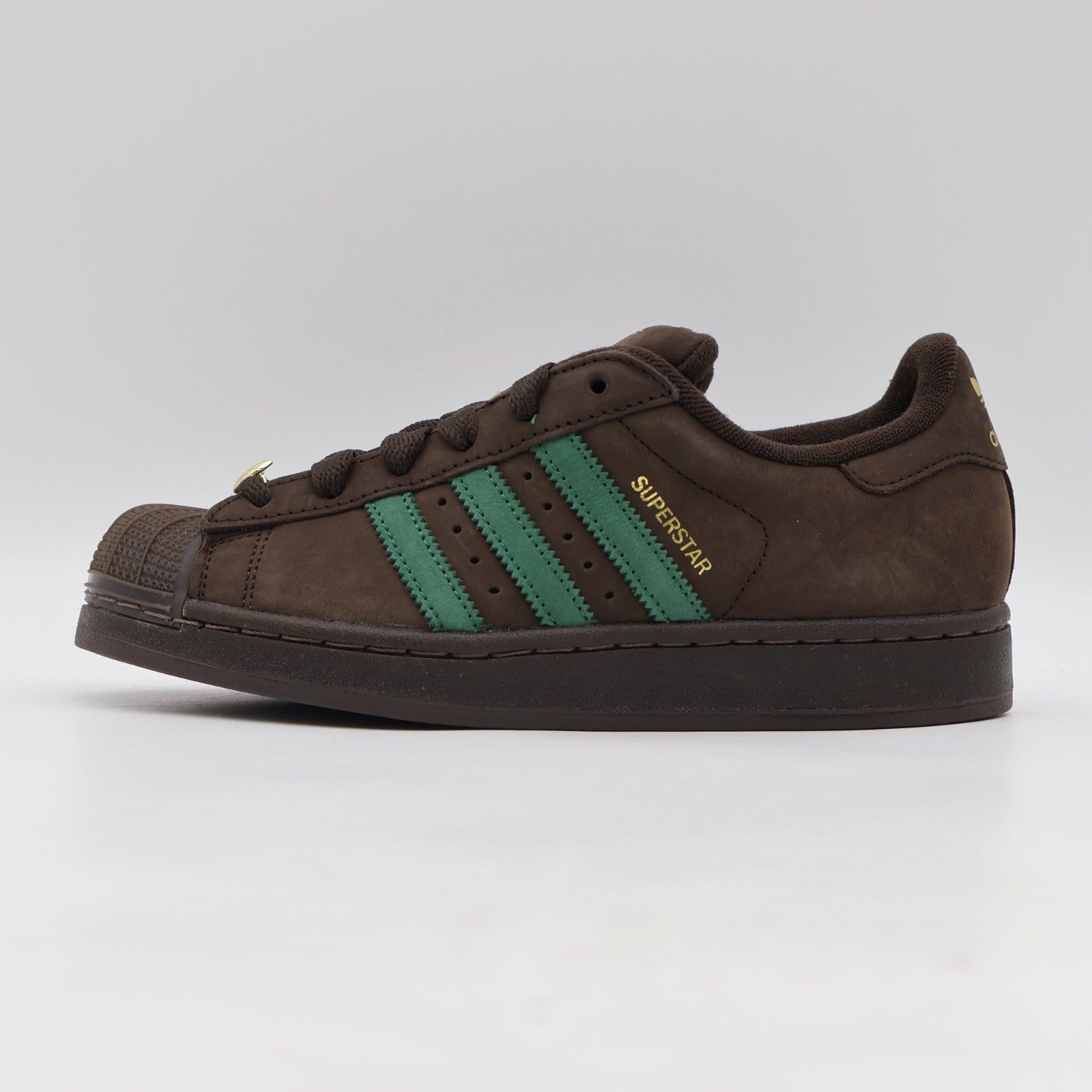 KJ3547 adidas Originals Superstar 2 Dark Brown Dark Green Gum (Men's)