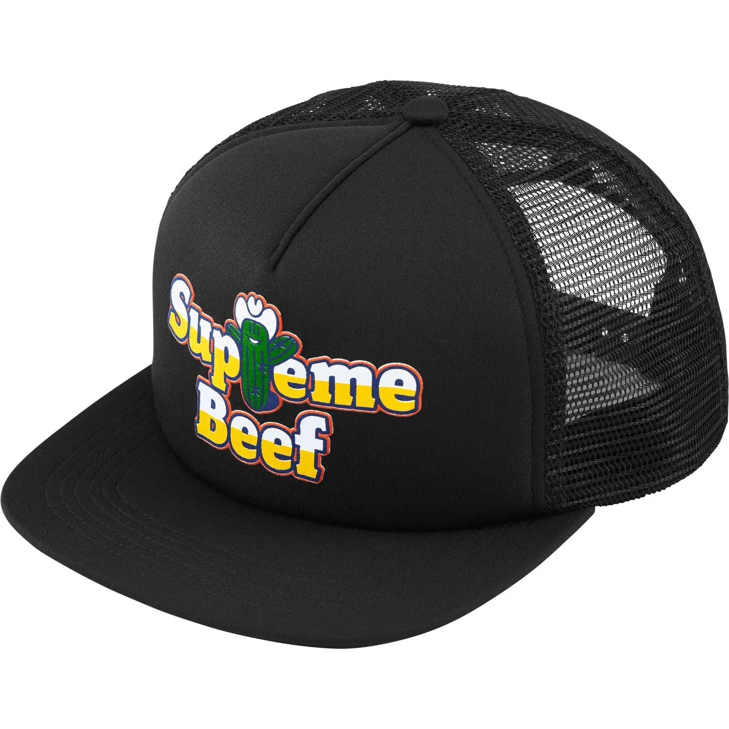 Supreme Beef Mesh Back 5-Panel Black