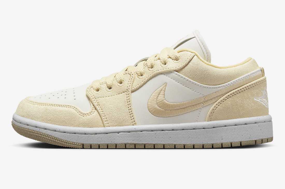 FN3722-701 Nike Air Jordan 1 Low SE Team Gold (Women's)
