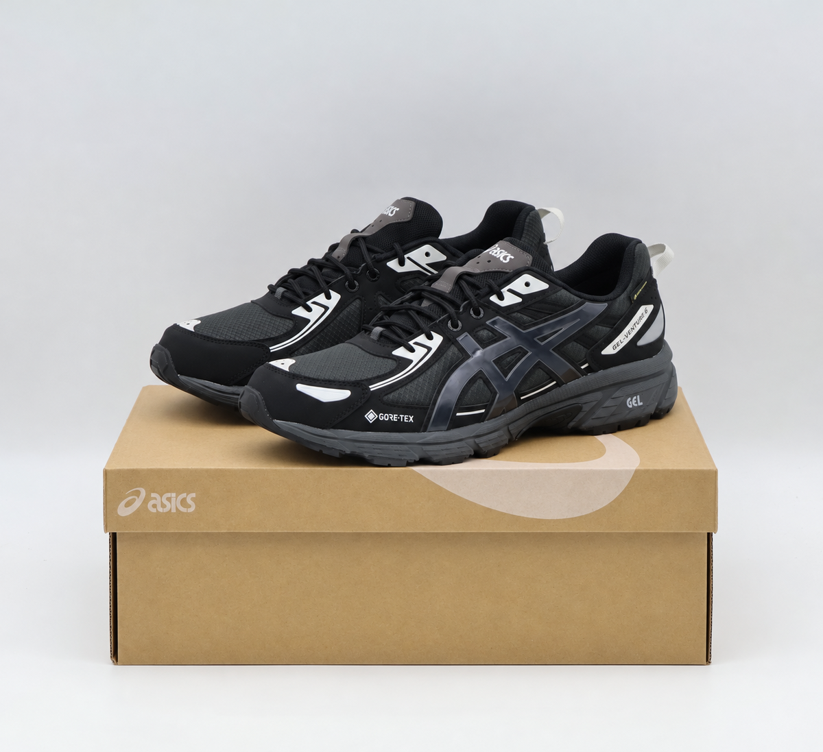 1203A560-021 Asics Gel-Venture 6 GORE-TEX Obsidian Grey Black (Men's)