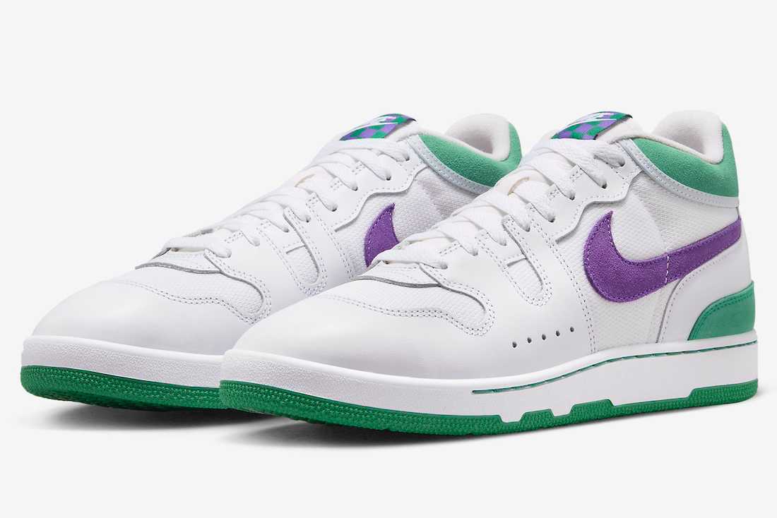 FZ2097-101 Nike Attack Court Green and Hyper Grape (Men's)