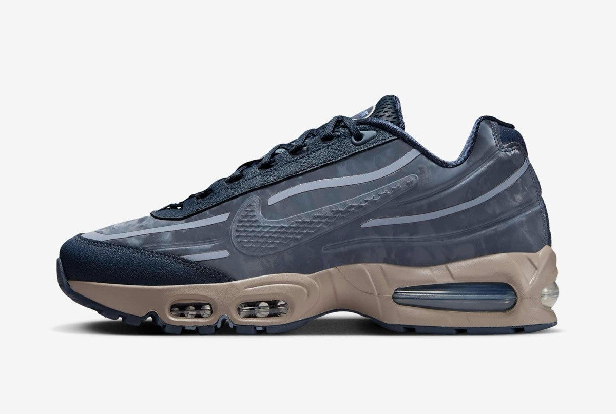 HQ0263-400 Worksout à Nike Air Max 95 Big Bubble "Thunder Blue"