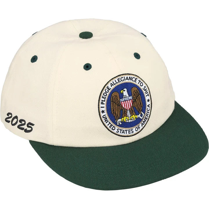 Supreme Pledge Allegiance 6-Panel Olive White