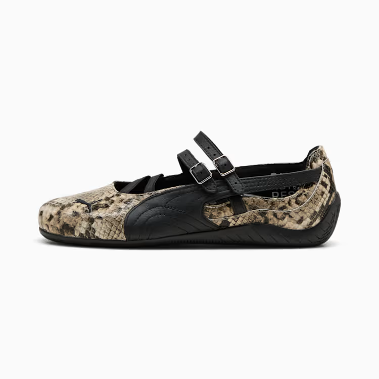 405326-01 Puma Speedcat Ballet Snake Puma Black Vapor Gray (Women's)