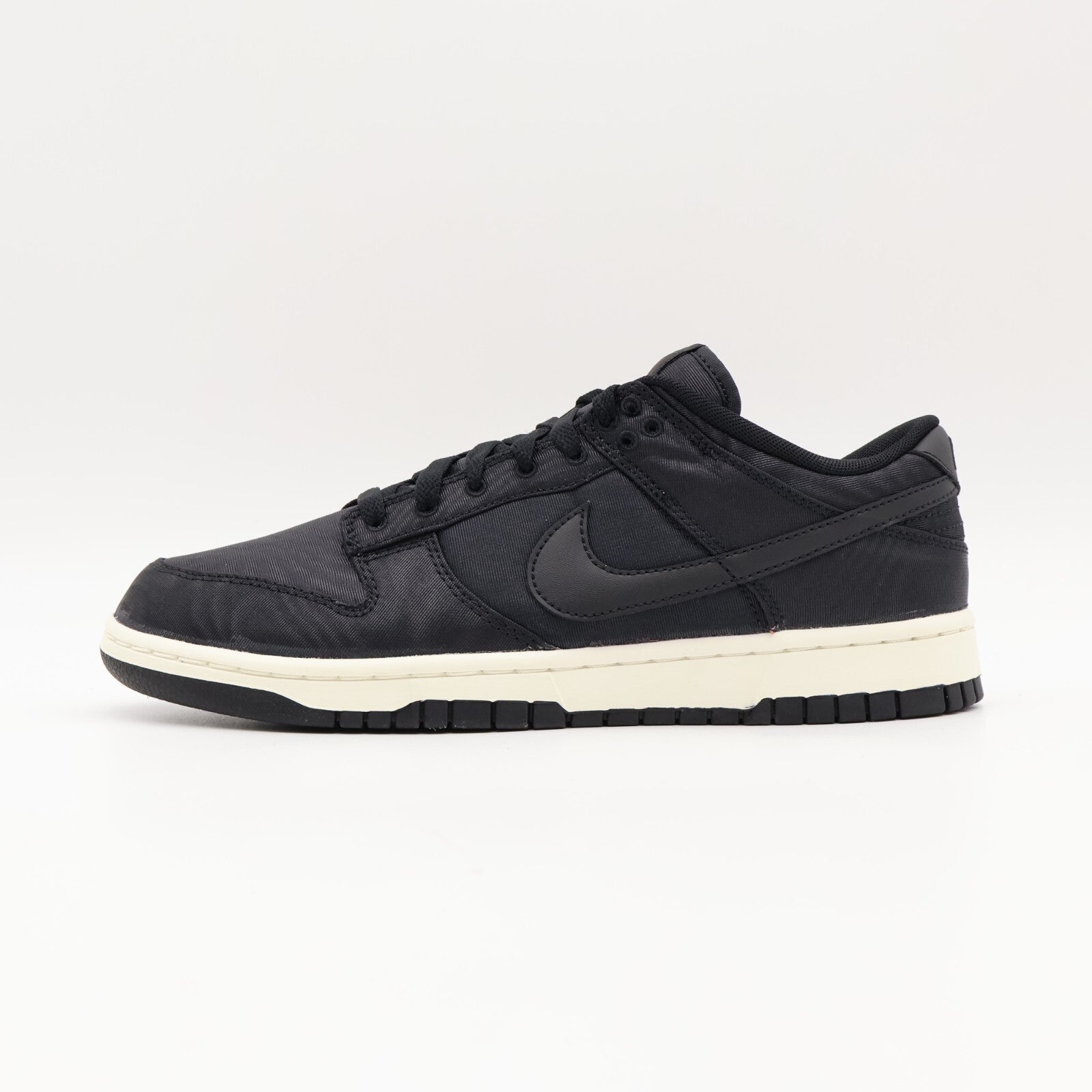 DV7211-001 Nike Dunk Low Retro PRM Black Sail Canvas (Men's)