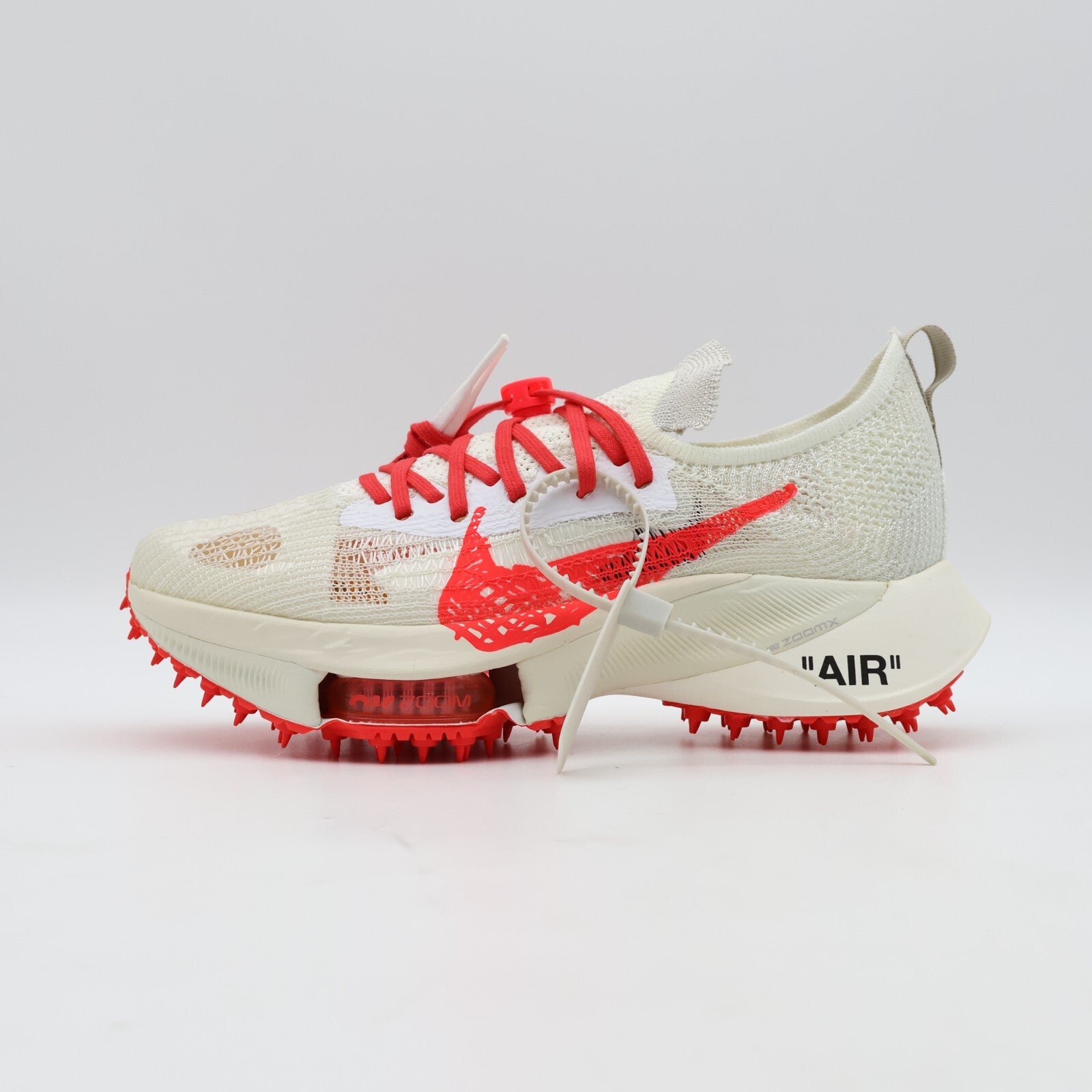 CV0697-100 Off-White Nike Air Zoom Tempo Next% Flyknit Solar Red (Men's)