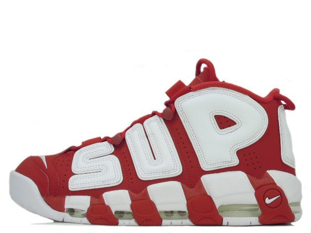 902290-600 Supreme à Nike Air More Uptempo "White/Red" (Men's)