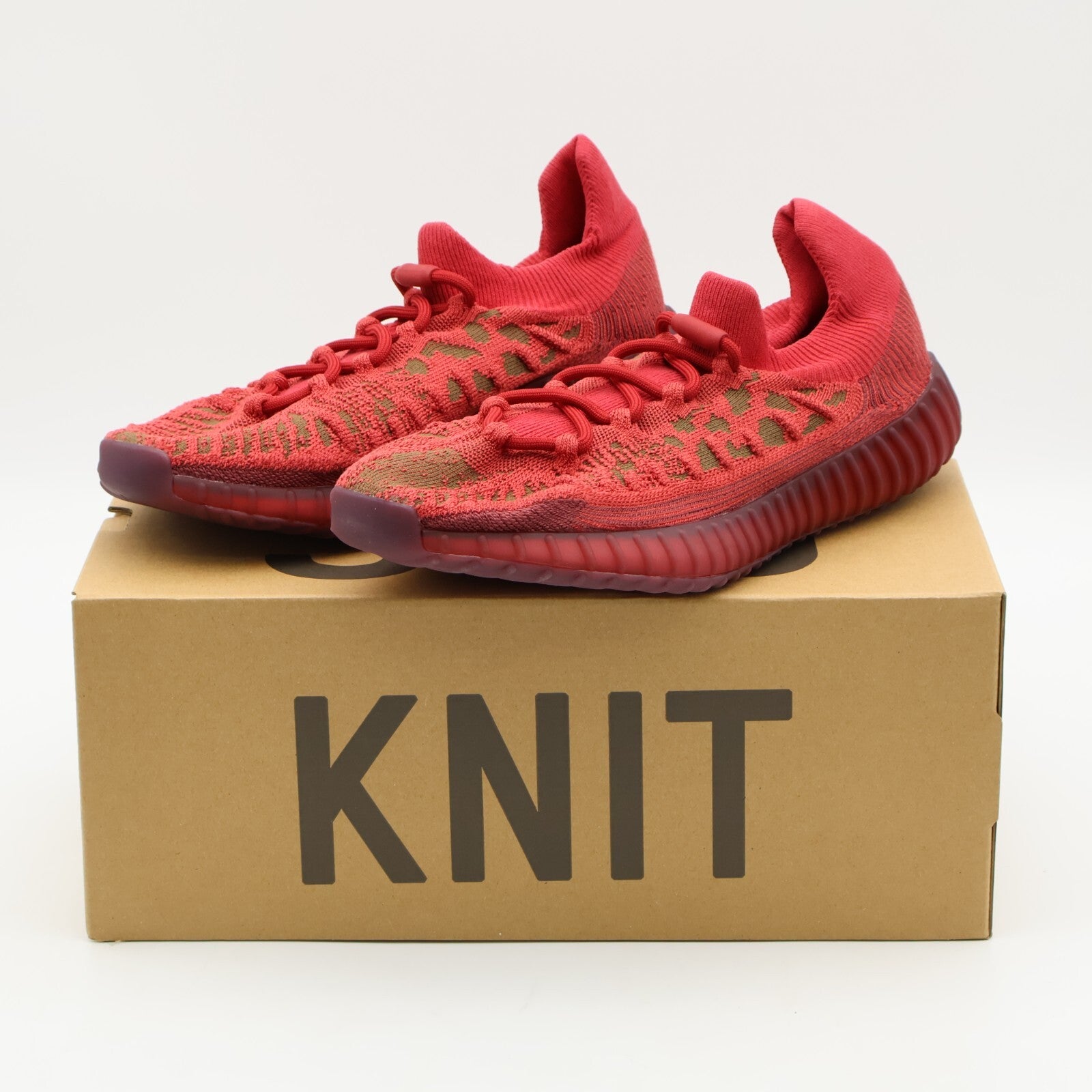 GW6945 Adidas Yeezy 350 V2 CMPCT Slate Red Cherry Crimson Vermilion (Men's)