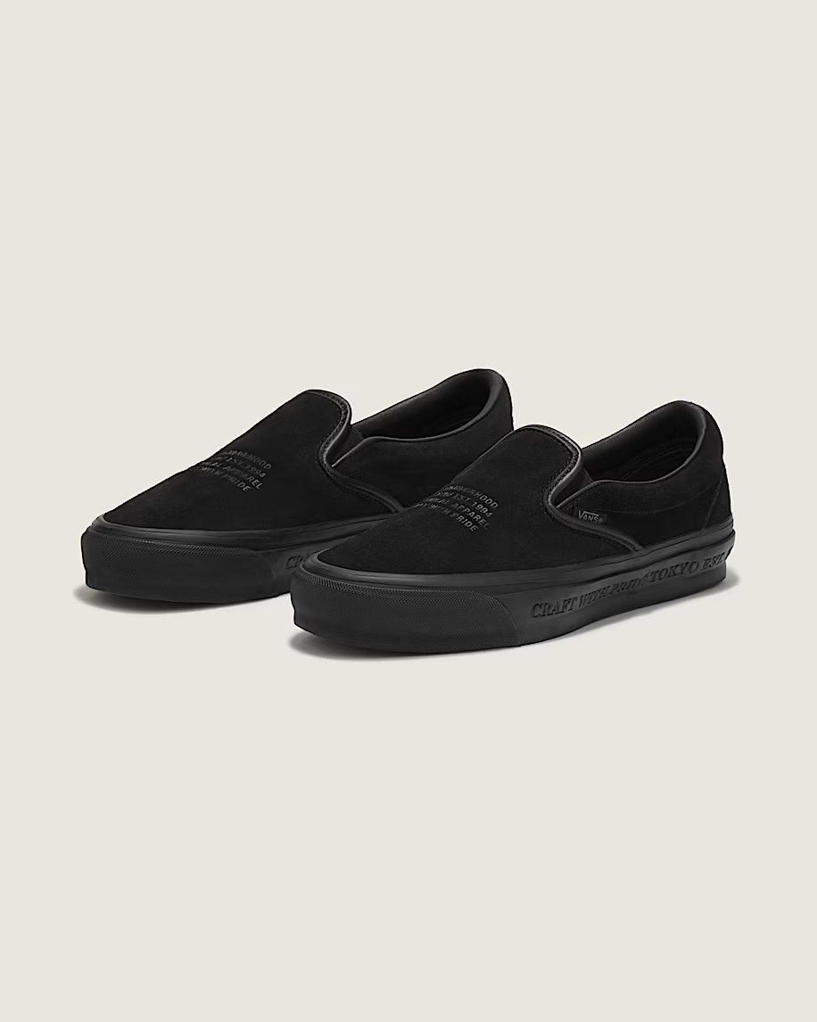 SNDN-SNKR-10282 NEIGHBORHOOD Ã OTW by Vans Classic Slip-On 98 Black (Men's)