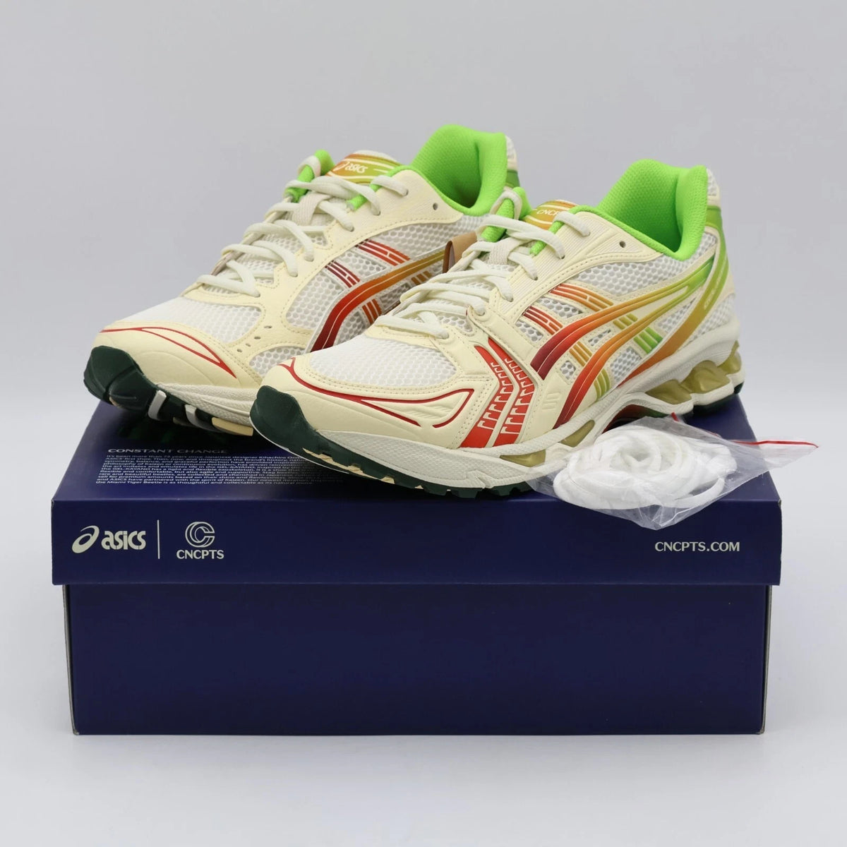 1203A561-100 Concepts Asics Gel-Kayano 14 Cannoli Cream Poinciana (Men's)