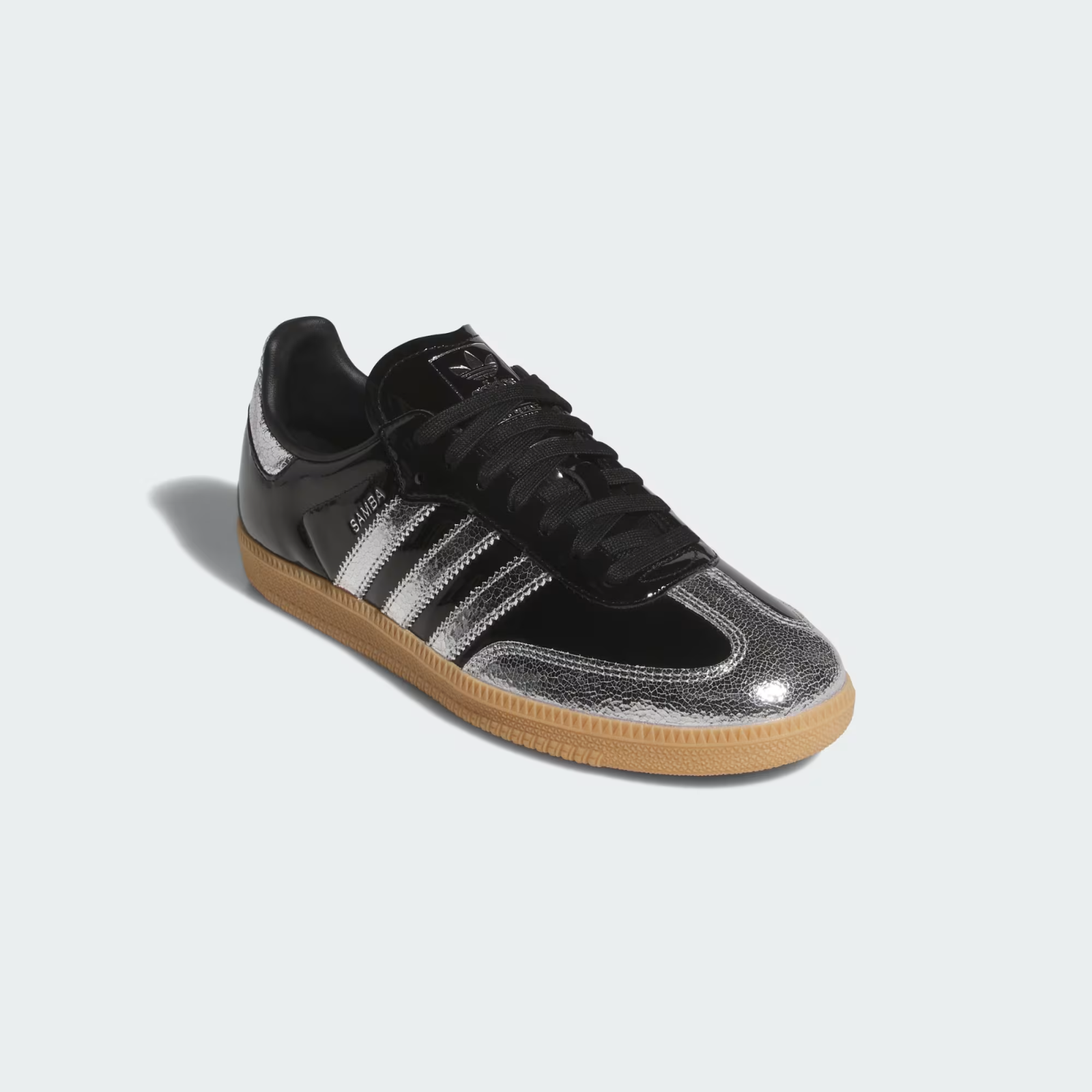 KI0172 adidas Samba OG Core Black Silver Metallic (Men's)