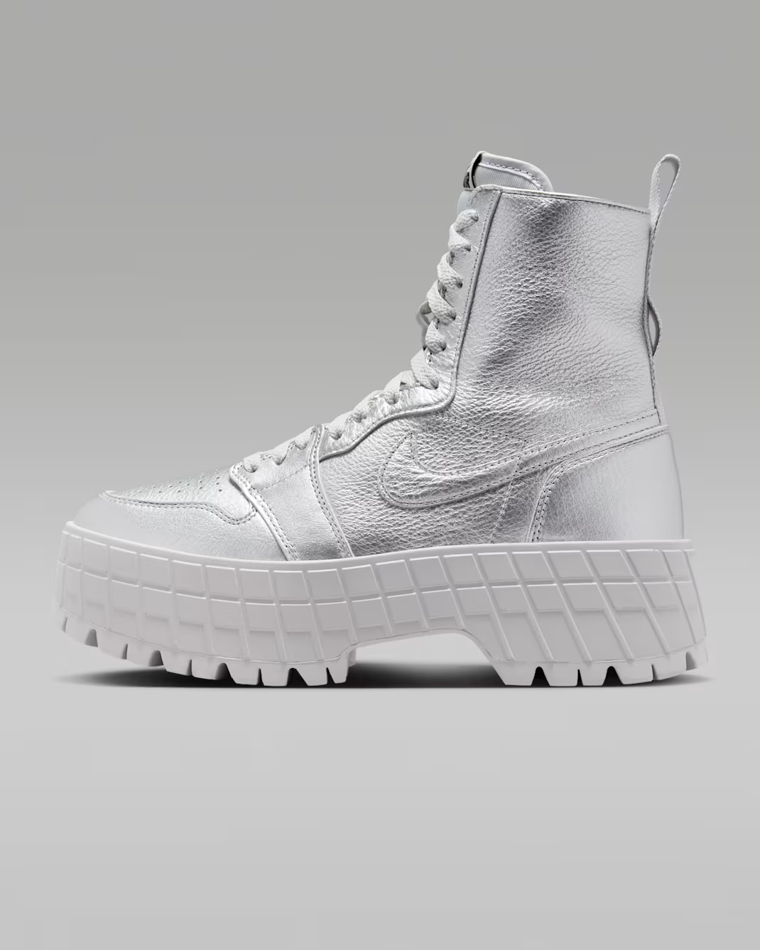 FJ5737-002 Nike Air Jordan 1 Brooklyn Metallic Silver (Women's)